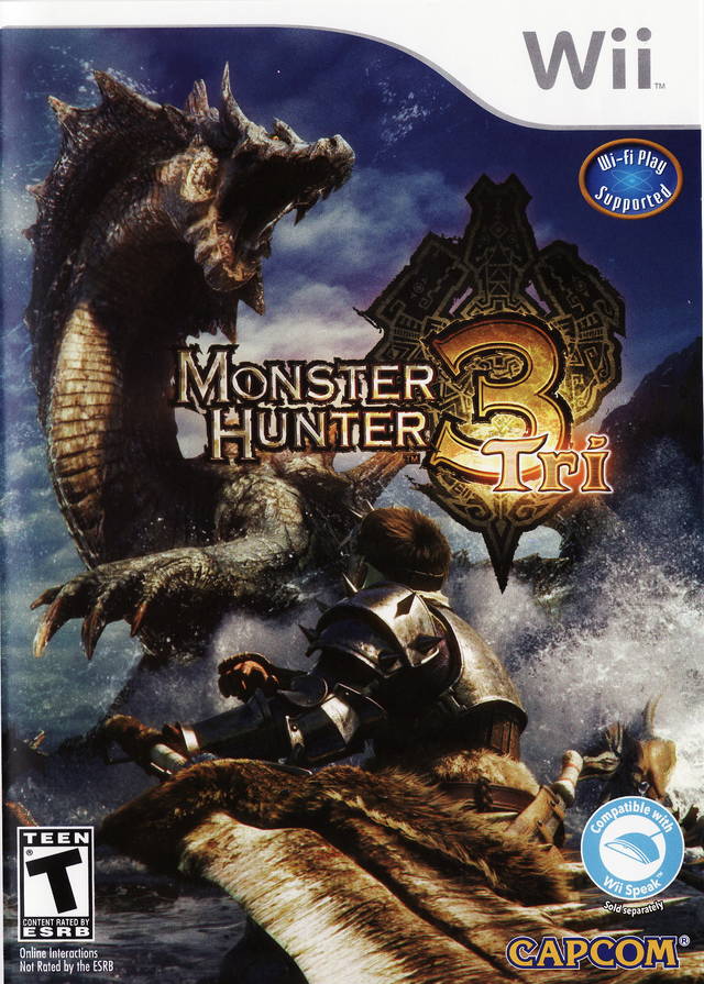 Monster hunter tri US box art Wii
